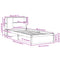 vidaXL Bookcase Bed without Mattress 90x190cm Single Solid Wood Pine