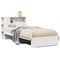 vidaXL Bookcase Bed without Mattress White 90x190cm Single Solid Wood Pine