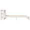 vidaXL Bookcase Bed without Mattress White 90x190cm Single Solid Wood Pine