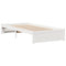 vidaXL Bookcase Bed without Mattress White 90x190cm Single Solid Wood Pine