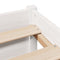 vidaXL Bookcase Bed without Mattress White 90x190cm Single Solid Wood Pine