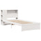 vidaXL Bookcase Bed without Mattress White 90x200cm Solid Wood Pine