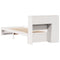 vidaXL Bookcase Bed without Mattress White 90x200cm Solid Wood Pine