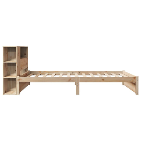 vidaXL Bookcase Bed without Mattress 100x200cm Solid Wood Pine
