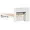 vidaXL Bookcase Bed without Mattress White 100x200cm Solid Wood Pine