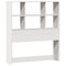 vidaXL Bookcase Bed without Mattress White 90x190cm Single Solid Wood Pine