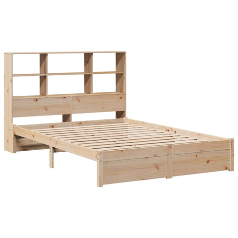 vidaXL Bookcase Bed without Mattress 120x190cm Small Double Solid Wood Pine