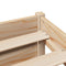 vidaXL Bookcase Bed without Mattress 120x190cm Small Double Solid Wood Pine