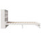 vidaXL Bookcase Bed without Mattress White 90x200cm Solid Wood Pine
