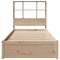 vidaXL Bookcase Bed without Mattress 100x200cm Solid Wood Pine