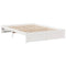 vidaXL Bookcase Bed without Mattress White 160x200cm Solid Wood Pine
