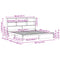 vidaXL Bookcase Bed without Mattress 180x200cm Super King Solid Wood Pine