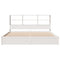 vidaXL Bookcase Bed without Mattress White 180x200cm Super King Solid Wood Pine