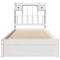 vidaXL Bookcase Bed without Mattress White 75x190cm Small Single Solid Wood Pine