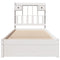 vidaXL Bookcase Bed without Mattress White 90x190cm Single Solid Wood Pine