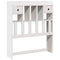 vidaXL Bookcase Bed without Mattress White 90x190cm Single Solid Wood Pine