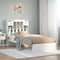 vidaXL Bookcase Bed without Mattress White 90x190cm Single Solid Wood Pine