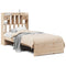 vidaXL Bookcase Bed without Mattress 90x200cm Solid Wood Pine