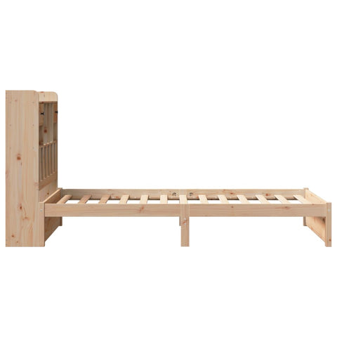 vidaXL Bookcase Bed without Mattress 90x200cm Solid Wood Pine