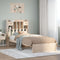vidaXL Bookcase Bed without Mattress 90x200cm Solid Wood Pine