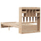 vidaXL Bookcase Bed without Mattress 100x200cm Solid Wood Pine