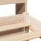 vidaXL Bookcase Bed without Mattress 100x200cm Solid Wood Pine