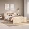 vidaXL Bookcase Bed without Mattress 135x190cm Double Solid Wood Pine