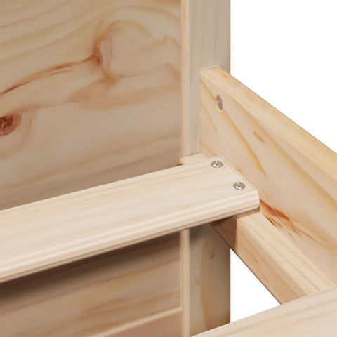 vidaXL Bookcase Bed without Mattress 140x190cm Solid Wood Pine