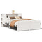 vidaXL Bookcase Bed without Mattress White 140x190cm Solid Wood Pine