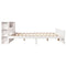 vidaXL Bookcase Bed without Mattress White 140x190cm Solid Wood Pine