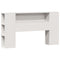 vidaXL Bookcase Bed without Mattress White 140x190cm Solid Wood Pine