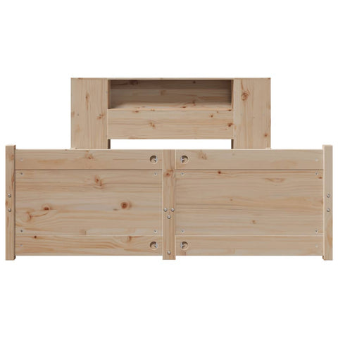 vidaXL Bookcase Bed without Mattress 120x200cm Solid Wood Pine