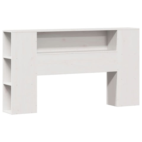 vidaXL Bookcase Bed without Mattress White 120x200cm Solid Wood Pine