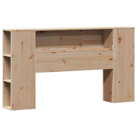 vidaXL Bookcase Bed without Mattress 150x200cm King Size Solid Wood Pine