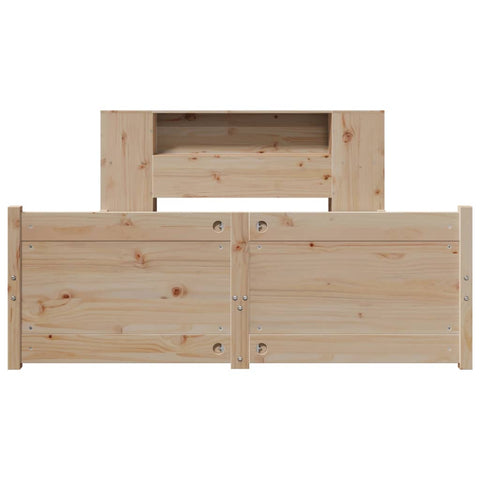 vidaXL Bookcase Bed without Mattress 160x200cm Solid Wood Pine