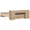 vidaXL Bookcase Bed without Mattress 200x200cm Solid Wood Pine