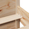 vidaXL Bookcase Bed without Mattress 200x200cm Solid Wood Pine