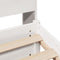 vidaXL Bookcase Bed without Mattress White 90x190cm Single Solid Wood Pine