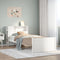 vidaXL Bookcase Bed without Mattress White 90x190cm Single Solid Wood Pine