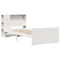 vidaXL Bookcase Bed without Mattress White 90x200cm Solid Wood Pine