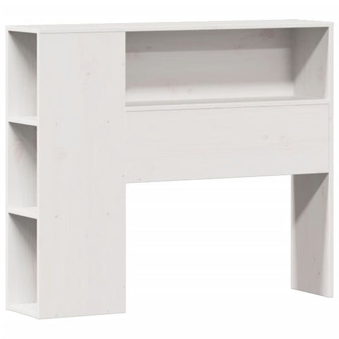 vidaXL Bookcase Bed without Mattress White 90x200cm Solid Wood Pine