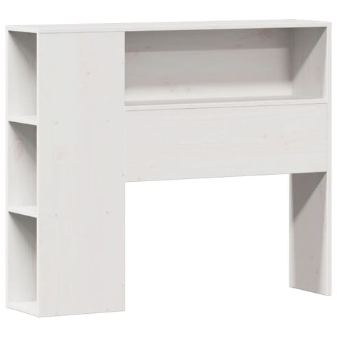 vidaXL Bookcase Bed without Mattress White 100x200cm Solid Wood Pine