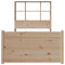 vidaXL Bookcase Bed without Mattress 90x190cm Single Solid Wood Pine