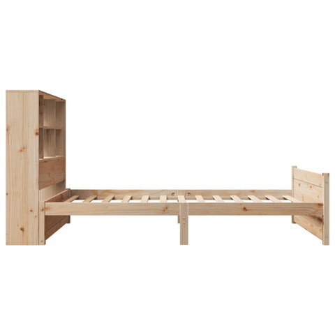 vidaXL Bookcase Bed without Mattress 90x190cm Single Solid Wood Pine