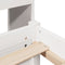 vidaXL Bookcase Bed without Mattress White 90x190cm Single Solid Wood Pine