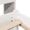 vidaXL Bookcase Bed without Mattress White 90x200cm Solid Wood Pine