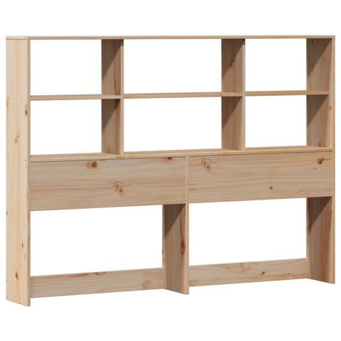 vidaXL Bookcase Bed without Mattress 140x200cm Solid Wood Pine