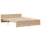 vidaXL Bookcase Bed without Mattress 160x200cm Solid Wood Pine