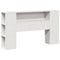 vidaXL Bookcase Bed without Mattress White 120x190 cm Small Double Solid Wood Pine