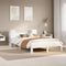 vidaXL Bookcase Bed without Mattress White 120x190 cm Small Double Solid Wood Pine